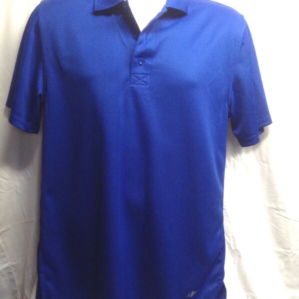 Nordic Track Polo Mens Royal Blue Shirt Sz S Small